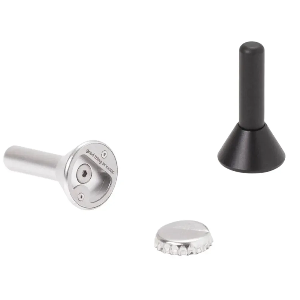 Good Things Stand Up Bottle Opener Solid Aluminum Sleek Compact 2.5